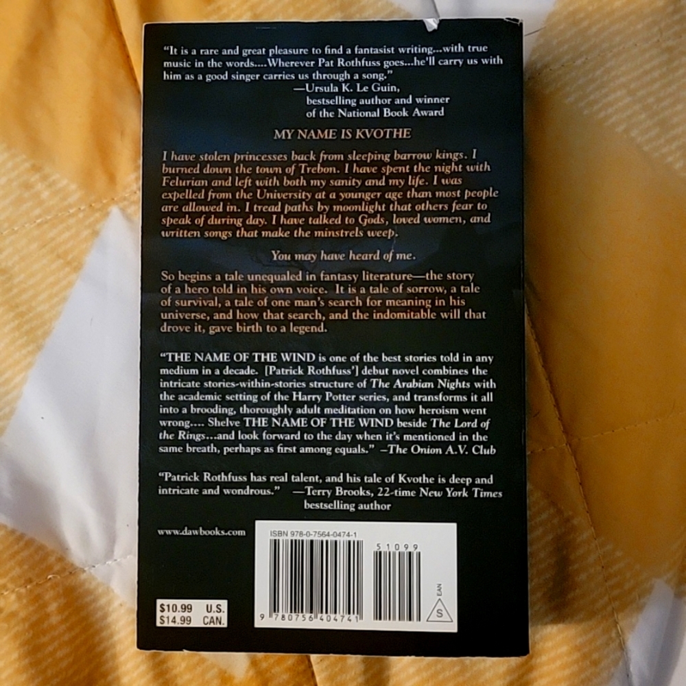 The Name of the Wind by Patrick Rothfuss - Picture 3 of 5